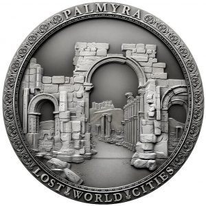 THE LAST LOOK ON PALMYRA - 2021 2 oz $2 High Relief Antique Silver Coin - Niue - Lithuanian Mint