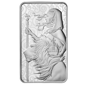 UNA AND THE LION - GREAT ENGRAVERS COLLECTION - 2021 100 oz Pure Silver BU Bar - Royal Mint