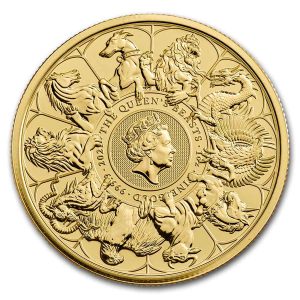 THE QUEEN'S BEASTS COMPLETER - GRAND FINALE - ALL TEN BEASTS - 2021 1 oz Pure Gold Bullion Collector Coin