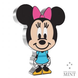 MINNIE MOUSE - CHIBI COIN COLLECTION DISNEY SERIES - 2021 1 oz Pure Silver Proof Coin - Niue - NZ Mint