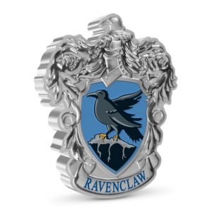 HARRY POTTER RAVENCLAW CREST - 2021 1 oz Fine Silver Proof Color Coin - Niue - NZ Mint