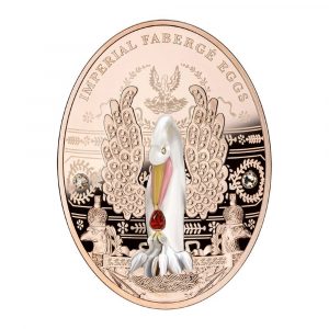 PELICAN EGG FABERGE EGGS - 2021 1.8 oz Pure Silver Proof Coin - Mint of Poland - Niue