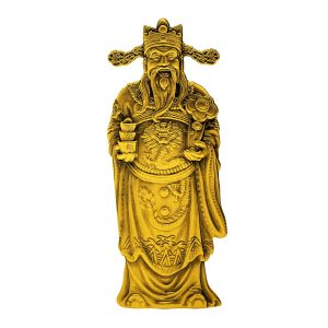 GOD OF WEALTH - FENG SHUI SYMBOL SERIES - 2021 2 oz Pure Silver Special Shape Gilded Coin - Tchad