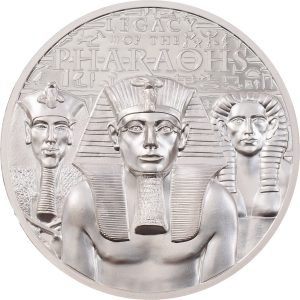 LEGACY OF THE PHARAOHS SILVER EDITION 2022 $5 1 oz Pure Silver Proof SMARTMINTING Coin- Cook Islands - Coin Invest Trust