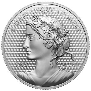 Peace Dollar - 2022 5 oz Pure Silver Proof Pulsating Effect Coin - Royal Canadian Mint