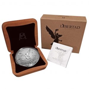 LIBERTAD - MEXICO - 2021 1 Kilo Pure Silver Proof Like Coin with Box & COA