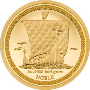 1/64 NOBLE 2022 0.5 Gram .9999 Pure Gold Coin - Isle of Man - Coin Invest Trust