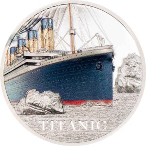 TITANIC 2022 $20 3 oz Pure Silver Smartminting Ultra High Relief Coin - Cook Islands - Coin Invest Trust