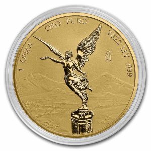 LIBERTAD MEXICO 2022 1 oz Reverse Proof Gold Coin in Capsule