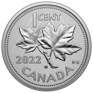 FAREWELL TO THE PENNY W MINT MARK 2022 1 OZ PURE SILVER SPECIMEN COIN – ROYAL CANADIAN MINT