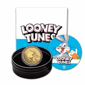 BUGS BUNNY LOONEY TUNES 2022 1 oz Pure Gold BU Coin