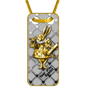 YEAR OF THE RABBIT CHINESE CALENDAR 2023 Pure Silver Proof Coin Pendant