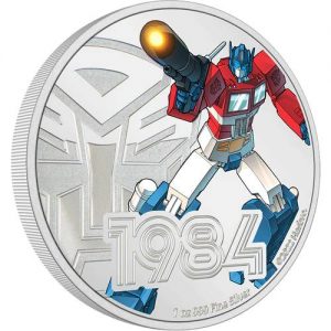 OPTIMUS PRIME TRANSFORMERS 2022 1 oz Pure Silver Proof Coin