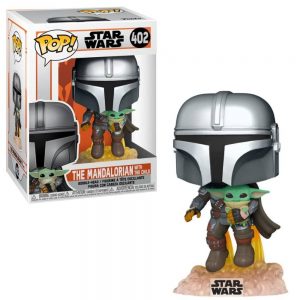 Pop Star Wars: The Mandalorian Flying with Jet Pack Funko