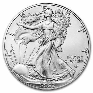 AMERICAN SILVER EAGLE 2023 1 oz Brilliant Uncirculated Silver Coin