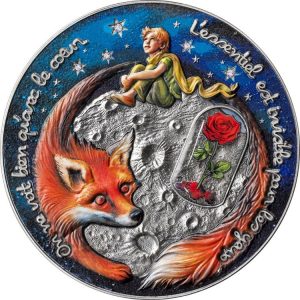 THE LITTLE PRINCE 2023 5000 Francs CFA 65 mm 5 oz Pure Silver High Relief Coin