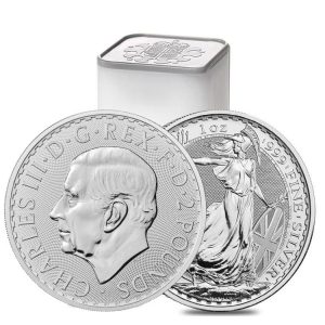 BRITANNIA 25 X 2023 2 GBP 1 oz Pure Silver TYPE 2 Coin with New Effigy of His Majesty King Charles III