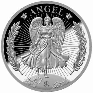 LUCKY ANGEL 2023 1 Pound 1 oz Pure Silver Proof Coin - St. Helena