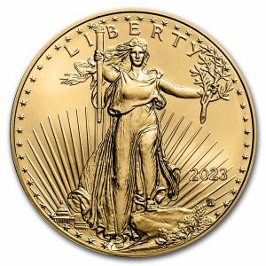 AMERICAN GOLD EAGLE 2023 1 oz Pure Gold Brilliant Uncirculated Coin