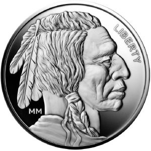 BUFFALO ROUND 1 oz Pure Silver Brilliant Uncirculated Round - Mason Mint