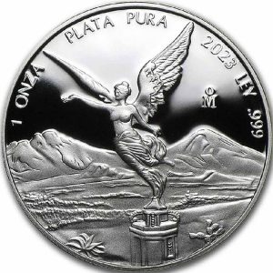 Libertad Mexico 2023 1 oz Pure Silver Proof Coin in Capsule - Casa de Moneda de México- Mexico