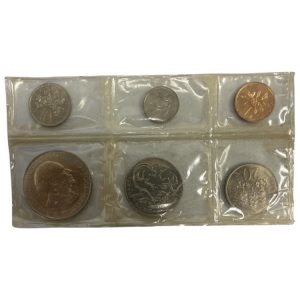 1969 Jamaican Dollar 6 Coin Set - Jamaica (PRE-OWNED)