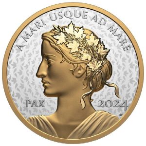 Peace Dollar 2024 $1 1 oz Pure Silver Ultra High Relief Proof Coin - Royal Canadian Mint