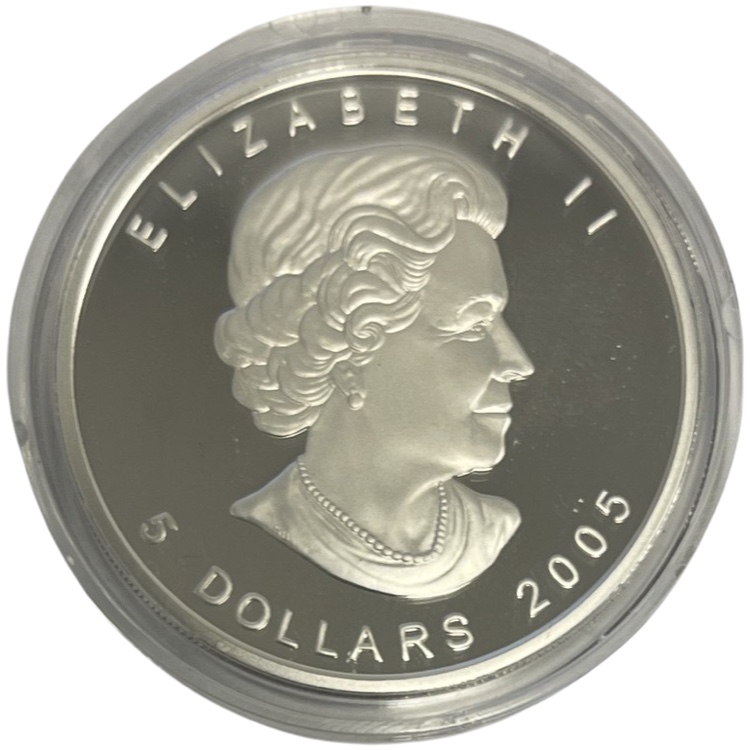 カナダ王立造幣局発行 Lynx ファインシルバー4枚セット 2005年 Canada Lynx Fractional 4-Coin Proof Set 2005 Fine Silver - Royal
