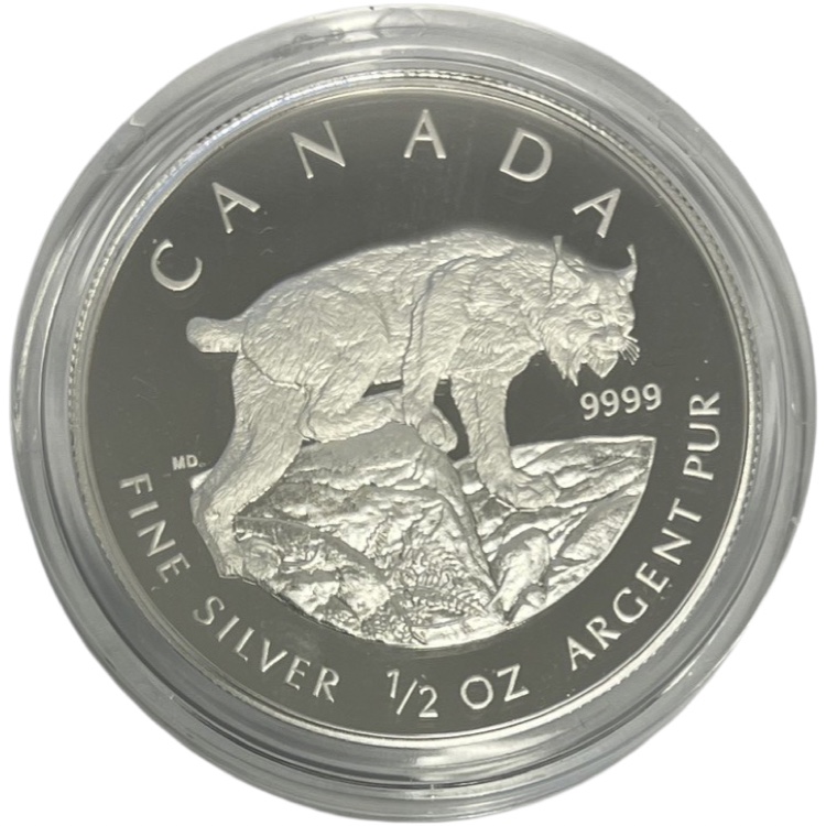 Canada Lynx Fractional 4-Coin Proof Set 2005 Fine Silver - Royal