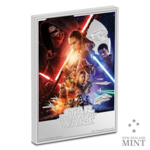 Star Wars™ The Force Awakens 2024 $10 5 oz Silver Proof Poster Coin - Niue - NZ Mint