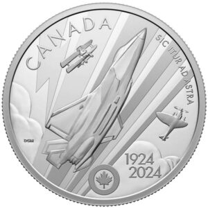 The Royal Canadian Air Force Centennial 2024 $20 1 oz Pure Silver Coin - Royal Canadian Mint