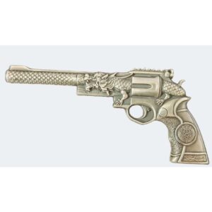 Dragon Revolver 2024 2 oz 2 Guards Silver Antique Finish Coin With Case & COA - Truth Guard