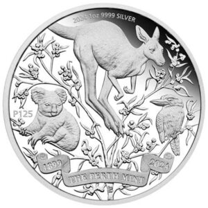 The Perth Mint's 125th Anniversary 2024 1oz Silver Proof Coin - Australia - Perth Mint (PRE-ORDER)