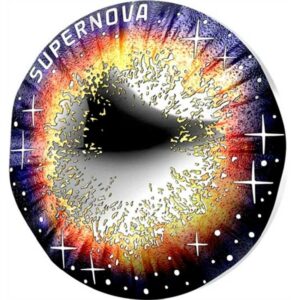 The Beauty of the Universe Supernova 2024 20 Euro Sterling Silver Coin - Austrian Mint