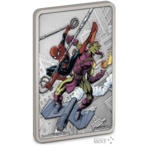 Marvel Spider Man vs Green Goblin 2024 $2 1 oz Silver Coin - Niue - NZ Mint