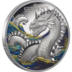 Sea Serpent 2024 $5 2 oz Pure Silver Proof Coin - Niue