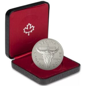 1982 Regina Centennial Silver Dollar Coin - Royal Canadian Mint