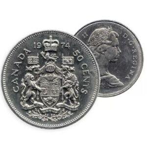 1974 50 Cents Coin - Royal Canadian Mint