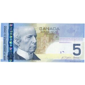 $5 Bank Note 2006 BC-61a Jenkins/Dodge - Bank of Canada