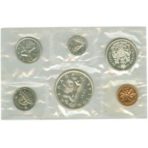 1961 Canadian Uncirculated Proof-Like Collector Set - Royal Canadian Mint