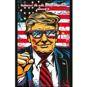 Donald Trump Save America or Die Trying 1 oz Fine Silver Coloured Bar in Capsule