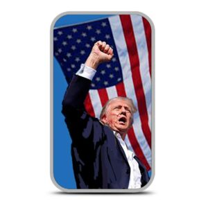 Trump Fight 1 oz Fine Silver Coloured Bar - Sunshine Mint