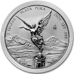 Libertad Mexico 2024 2 oz Silver Reverse Proof Coin In Capsule - Mexico