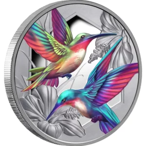 Hummingbird 2025 $1 1 oz Pure Silver Proof Coin - Niue - Downies Collectible