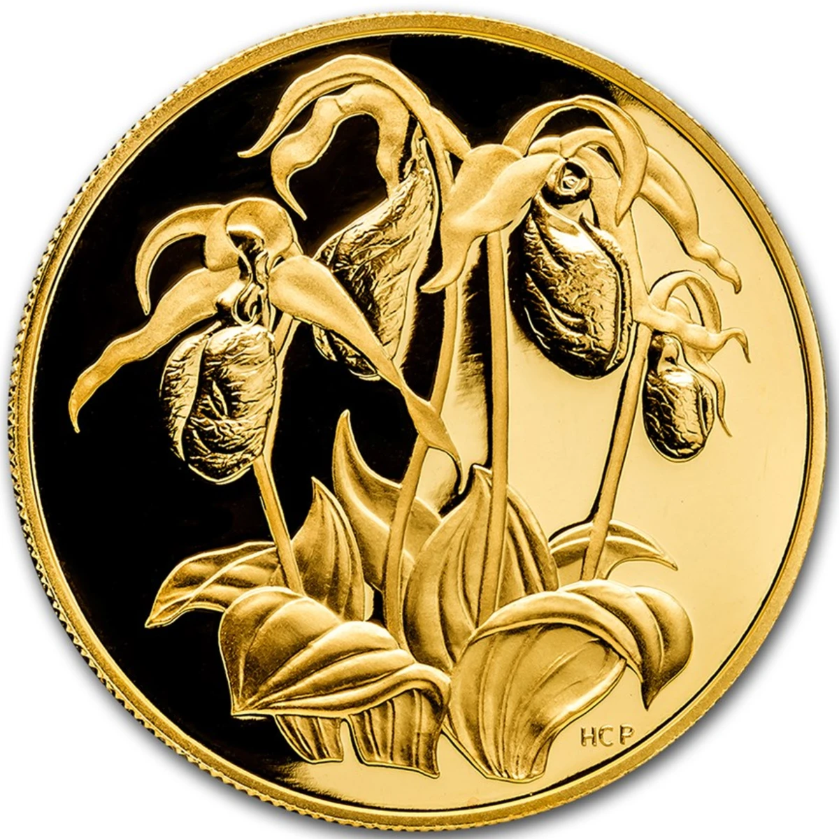 1999 Canada Gold $350 Flowers Lady's Slipper 1.2235 oz