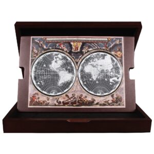 MAPPING HISTORY 2025 $10 5 oz x 2 Pure Silver Proof Coin Set - Solomon Islands - MDM (PRE-ORDER)