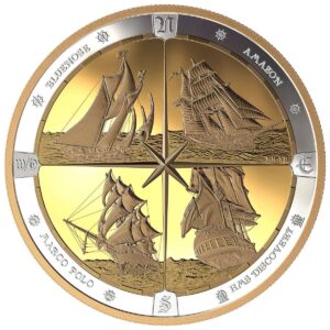 Tall Ships of Canada 2019 $125 1/2 Kilo Fine Silver Proof Coin - Royal Canadian Mint