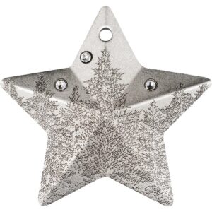 Winter Forest Holiday Ornaments 2025 $5 1 oz Pure Silver Silk Finish Coin - Cook Islands - Coin Invest Trust (PRE-ORDER)