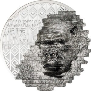 Gorilla Reconstruction 2025 $10 2 oz Silver Proof Coin - Cook Islands - Coin Invest Trust (PRE-ORDER)