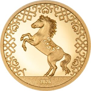 Horse Lunar Year Collection 2026 1000 Togrog 1 oz Gold Proof Coin - Mongolia - Coin Invest Trust (PRE-ORDER)